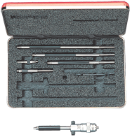 #124AZ - 2 - 8'' Measuring Range - .001 Graduation - Hardened & Ground Face - Inside Micrometer - Eagle Tool & Supply