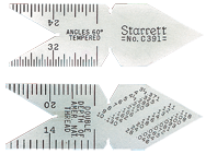 #C398M - Metric Standard 60° - .5mm and 1mm Graduation - Center Gage - Eagle Tool & Supply