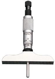 #445DZ9RL - 0 - 9'' Measuring Range - Ratchet Thimble - Depth Micrometer - Eagle Tool & Supply