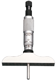 #445DZ6RL - 0 - 6'' Measuring Range - Ratchet Thimble - Depth Micrometer - Eagle Tool & Supply