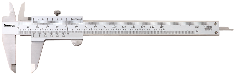 #125MEA-12/300 - 0 - 12 / 0 - 300mm Measuring Range (.002 / 0.02mm Grad.) - Vernier Caliper - Eagle Tool & Supply