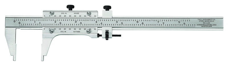 123-12 VERNIER CALIPER W/CERT - Eagle Tool & Supply