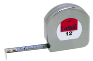 #C9212 - 1/2" x 12' - Chrome Clad Mezurall Measuring Tape - Eagle Tool & Supply