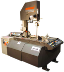 Mark III 18 x 22" Capacity Vertical Production Bandsaw with Pwoer Tilt Head 3° Forward Canted Column; 60° Miter Capability; Variable Speed;(50 TO 450SFPM); 24 x 33" Work Table; 5HP;3PH;480V - Eagle Tool & Supply