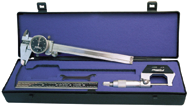 Kit Contains: 0-1" Micrometer; 6" Black Face Dial Caliper; 6" Flexible EZ Read 4R Rule; Protective Case - Machinist Universal Measuring Set - Eagle Tool & Supply