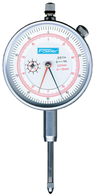 #52-520-129 1" White Face Dial Indicator - Eagle Tool & Supply