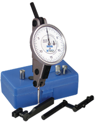 .060 Range - .0005 Graduation - Horizontal Dial Test Indicator w/ Accessories - Eagle Tool & Supply