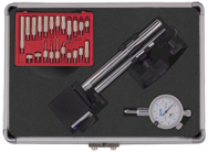 Kit Contains: Noga Mini Mag Base; AGD Group 1 Indicator; 22-Piece Contact Point Set In Aluminum Case - Mini Mag Set - Eagle Tool & Supply