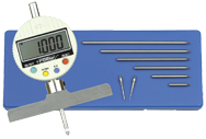 0 - 22" Measuring Range (.0005" / .01mm Res.) - Electronic Depth Gage - Eagle Tool & Supply