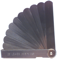 #5015 - 15 Leaf - .0015 to .200" Range - Thickness Gage - Eagle Tool & Supply