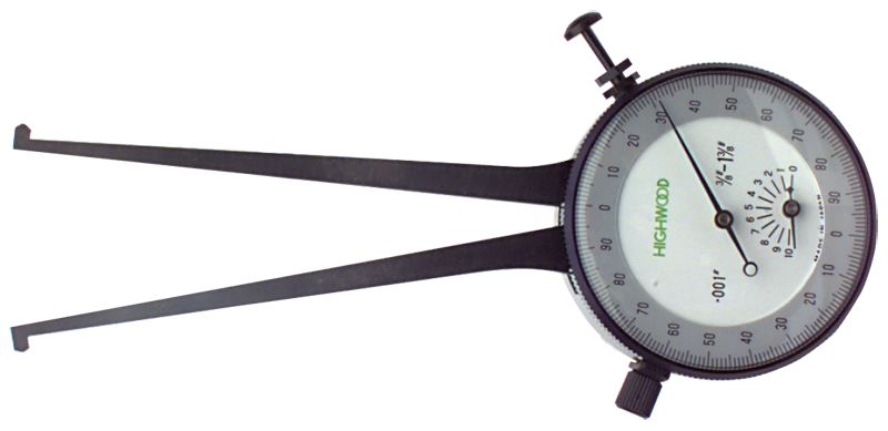 #IC287 - 2.875 - 3.875'' Range - .001'' Graduation - Dial Face Internal Caliper Gage - Eagle Tool & Supply