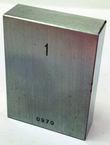 .900" - Certified Rectangular Steel Gage Block - Grade 0 - Eagle Tool & Supply