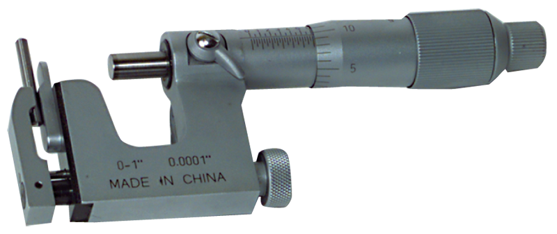 1 - 2'' Measuring Range - .0001 Graduation - Friction Thimble - Carbide Face - Mutli-Anvil Micrometer - Eagle Tool & Supply