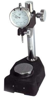 Kit Contains:  Steel Check Stand Indicator Holder with Serrated Anvil & 1" Travel Indicator; .001" Graduation; 0-100 Reading - Steel Check Stand Indicator Holder with Indicator - Eagle Tool & Supply