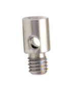 M3 x .5 Male Thread - 5mm Length - Stainless Steel Adaptor Tip - Eagle Tool & Supply