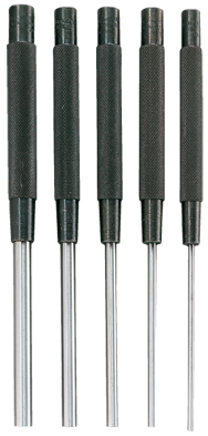 #SPC76 - 1/8 - 3/8" Diameter - 5 Piece Extra Long Drive Pin Punch Set - Eagle Tool & Supply