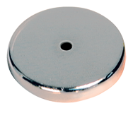Low Profile Cup Magnet - 2-5/8'' Diameter Round; 100 lbs Holding Capacity - Eagle Tool & Supply