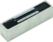 Multi-Purpose Two-Pole Ceramic Magnet - 1-1/4 x 4-1/2'' Bar; 215 lbs Holding Capacity - Eagle Tool & Supply
