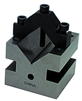 #NVB334I - 3 x 3 x 4'' - Single V-Block & Clamp - Eagle Tool & Supply