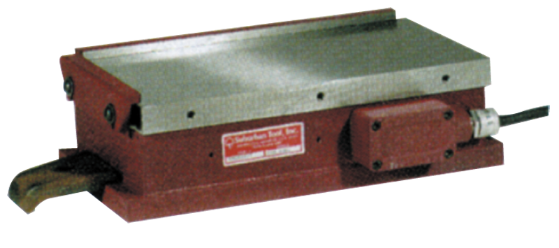Electromagnetic Chuck with Transverse Poles - #EMCB824T; 8'' x 24'' - Eagle Tool & Supply