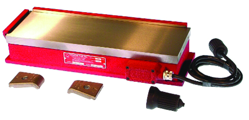 Electromagnetic Chuck with Transverse Poles - #EMCB1224T; 12'' x 24'' - Eagle Tool & Supply