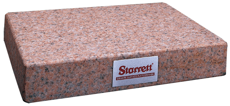 24 x 36" - Grade A 2-Ledge 6'' Thick - Granite Surface Plate - Eagle Tool & Supply