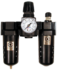 #27FRL6-G - 3/4 NPT - Modular Series Standard Filter-Regulator-Lubricator - Eagle Tool & Supply