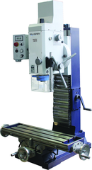 20" Gear Head Milling Machine, Variable Speed, 3HP, 240V, 1PH - Eagle Tool & Supply