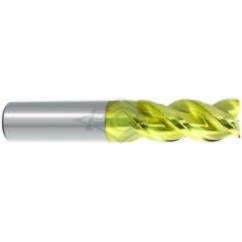 5/8 x 5/8 x 1-1/4 x 3-1/2 3 Flute Carbide End Mill-DLC - Eagle Tool & Supply