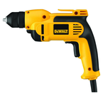 #DWD112 - 7.0 No Load Amps - 0 - 2500 RPM - 3/8'' Keyless Chuck - Corded Reversing Drill - Eagle Tool & Supply