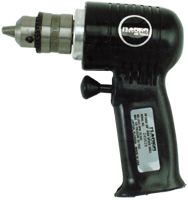 #FP3050 - 3/8'' Chuck Size - Non-Reversing - Air Powered Drill - Eagle Tool & Supply