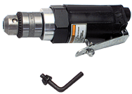#FP3501 - 3/8'' Chuck Size - Straight - Non-Reversing - Air Powered Drill - Eagle Tool & Supply