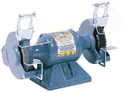 Grinder/Buffer - #8250W; 8 x 1 x 3/4'' Wheel Size; 3/4HP; 1PH; 115/230V Motor - Eagle Tool & Supply