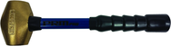 PRM Pro 1 lb. Brass Hammer with 10" Fiberglass Handle - Eagle Tool & Supply