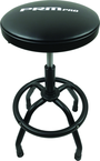 Shop Stool Heavy Duty- Air Adjustable with Round Foot Rest - Black - Eagle Tool & Supply