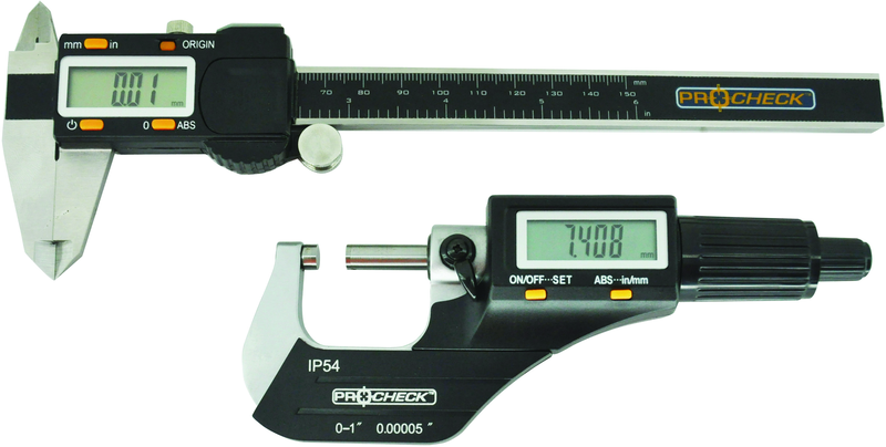 Digital Machinist Kit 0-6" Caliper with 0-1" IP54 Micrometer - Eagle Tool & Supply