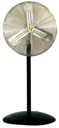 24" Adjustable Pedestal Commercial Fan - Eagle Tool & Supply