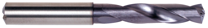 12.00 Dia. - 102.00 OALTiAlN Coated-Carbide-Short Length High Performance Drill-Coolant Fed - Eagle Tool & Supply