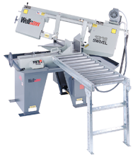 Horizontal Mitre Bandsaw - #1316S; 13 x 16'' Capacity; 3HP; 3PH; 208/230/460V Motor - Eagle Tool & Supply