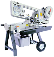 Horizontal/Vertical Bandsaw - #58BD; 9-1/2 x 11'' Capacity; 1/2HP; 1PH; 115V Motor - Eagle Tool & Supply