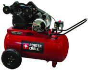 20 Gal. Single Stage Air Compressor, Horizontal, medium Duty Cast Iron - Eagle Tool & Supply