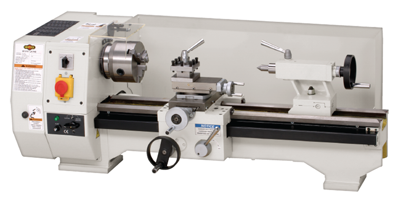 Bench Lathe - #M1016 9-3/4'' Swing; 21'' Between Centers; 3/4HP; 1PH; 110V Motor - Eagle Tool & Supply