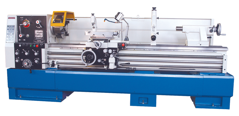 224120A 22" x 120" Gear Head Toolroom Lathe; (12) 35-1250 RPM Spindle Speeds; D1-8 Spindle; Spindle Hole Dia. 4-1/8"; 15HP 220/440volt/3ph - Eagle Tool & Supply