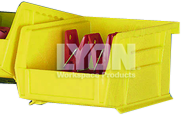 8-1/4'' x 14-3/4'' x 7'' - Yellow Large Plastic Bin - Eagle Tool & Supply