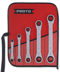 Proto® 5 Piece Reversible Ratcheting Box Wrench Set - 12 Point - Eagle Tool & Supply