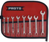 Proto® 8 Piece Full Polish Combination Short Wrench Set - 6 Point - Eagle Tool & Supply