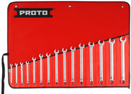 Proto® 15 Piece Satin Metric Combination ASD Wrench Set - 12 Point - Eagle Tool & Supply