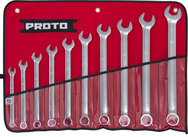 Proto® 10 Piece Full Polish Combination ASD Wrench Set - 6 Point - Eagle Tool & Supply