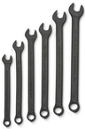 Proto® 6 Piece Black Oxide Antislilp Metric Combination Wrench Set - 12 Point - Eagle Tool & Supply