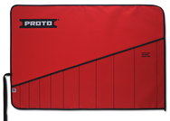 Proto® Red Canvas 10-Pocket Tool Roll - Eagle Tool & Supply